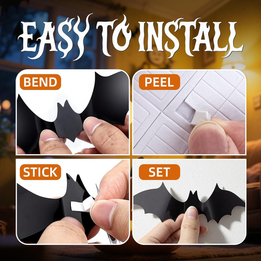 3D Halloween Bat Decoration