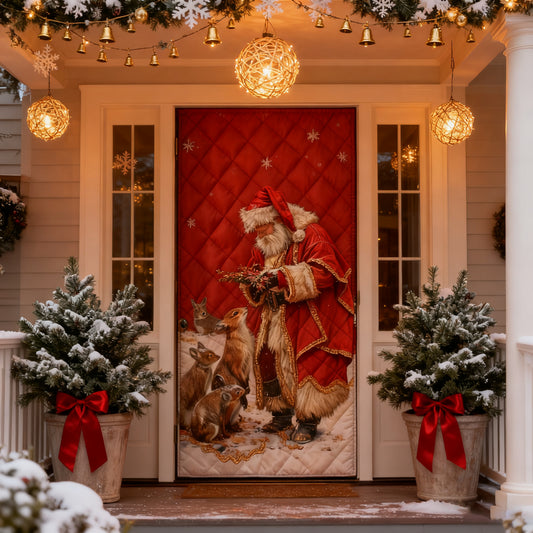 Everyone Received A Gift Quilted Door Cover