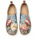 Vintage Peony Canvas Casual Shoes