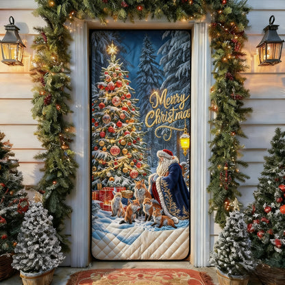 Christmas Begins Quilted Door Cover