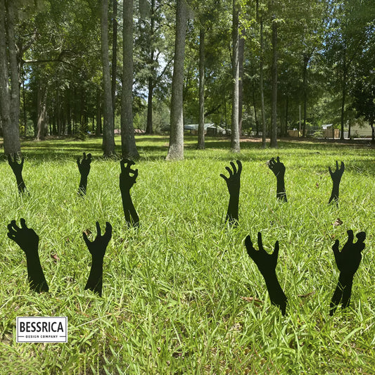 Devil's Hand Metal  Garden Stakes