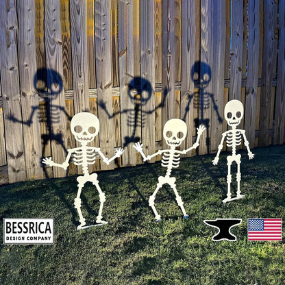 Creative Metal Skeleton Garden Stakes