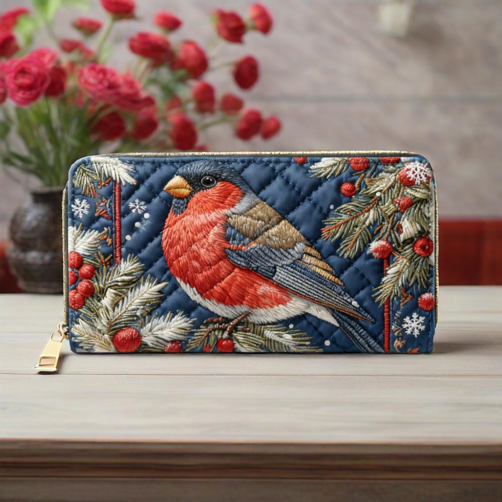 Waiting for the Robin Van Quilted Wallet