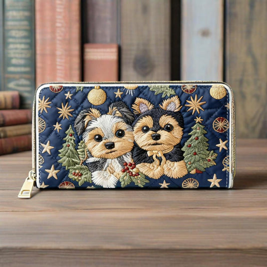 Yorkshire Terrier Van Quilted Wallet