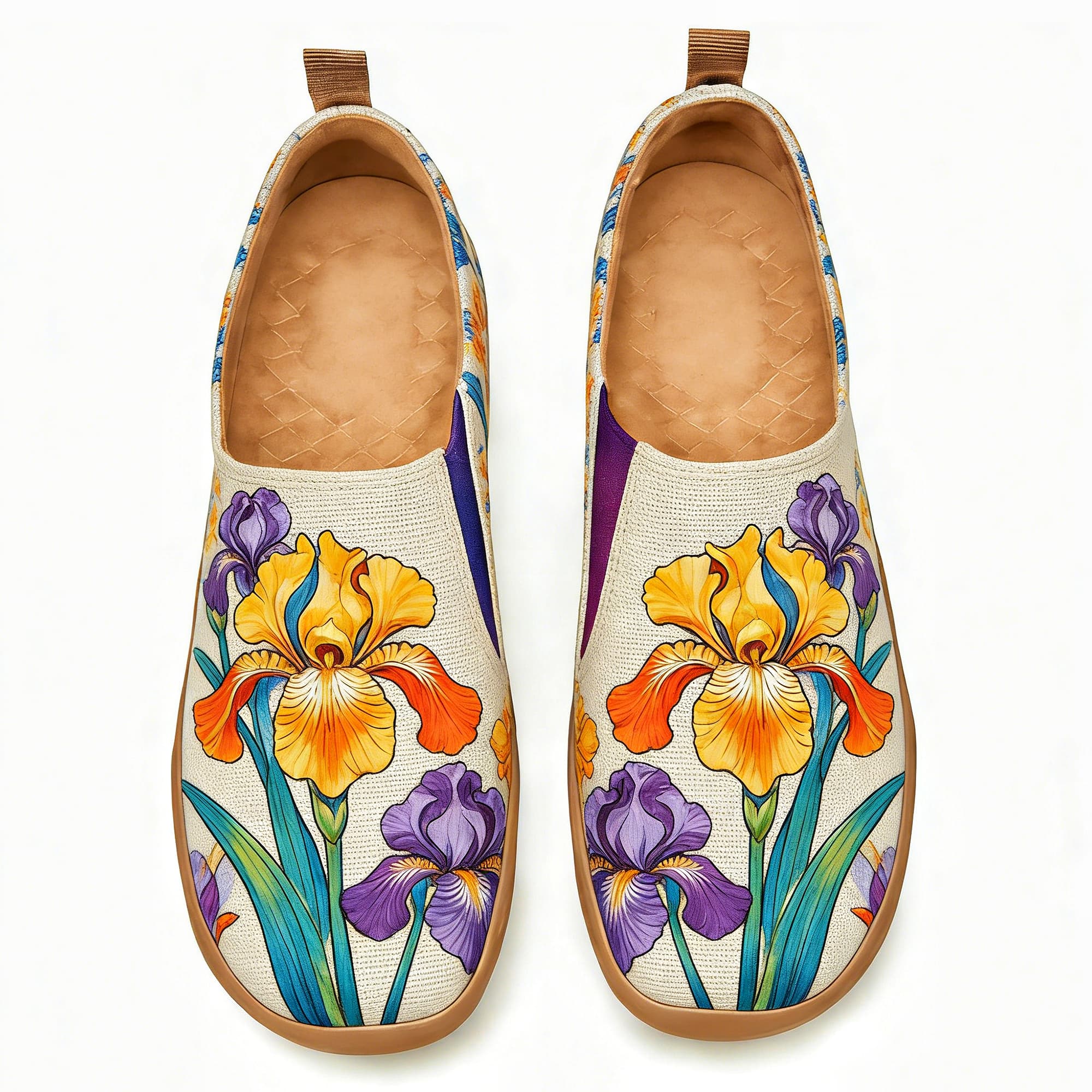 Vibrant Iris Canvas Casual Shoes