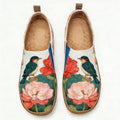Lotus Pond Kingfisher Canvas Casual Shoes