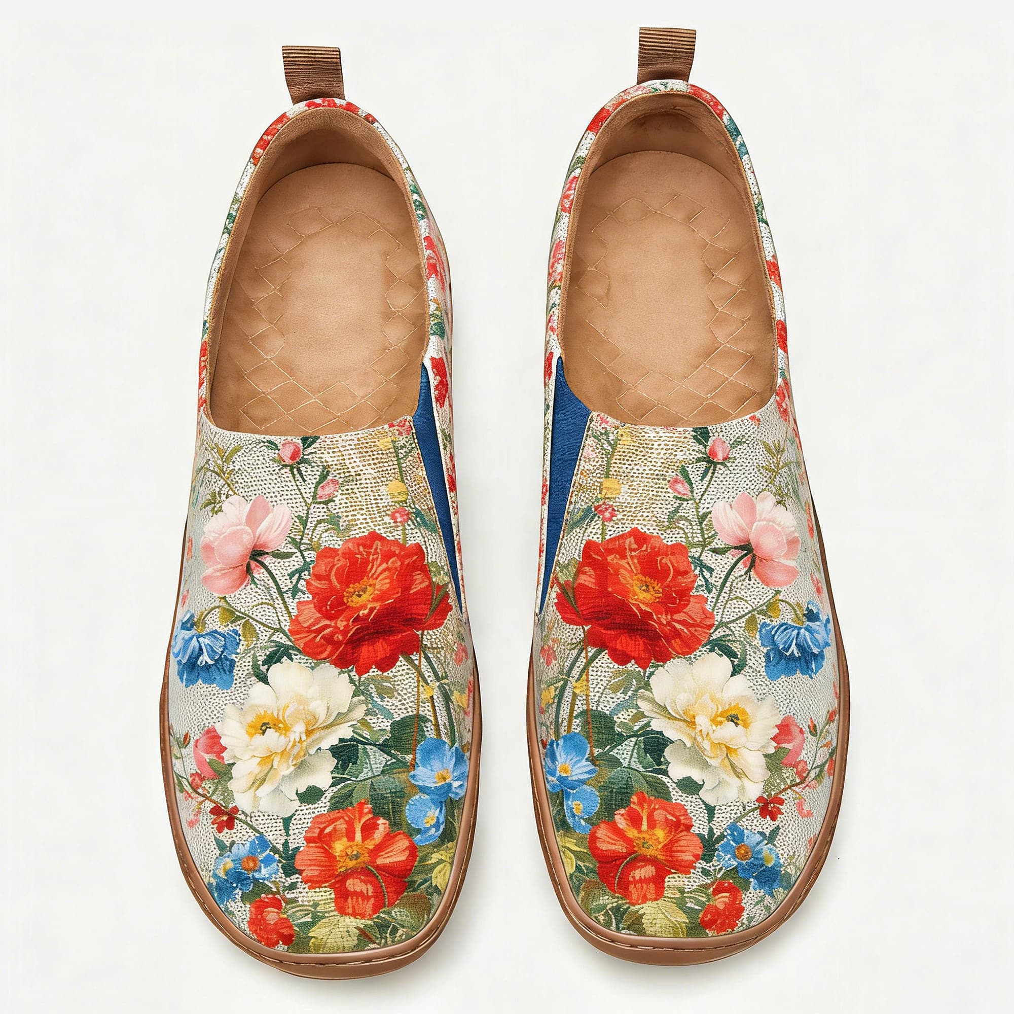 Summer Rose Garden Canvas Casual Shoes