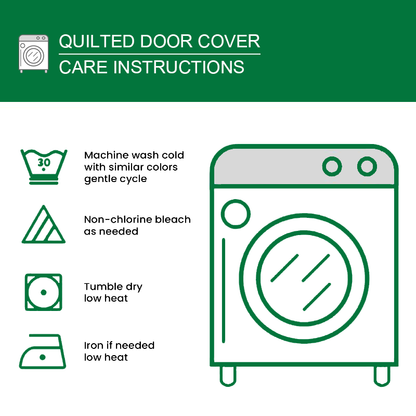 Perfect Winter Quilted Door Cover