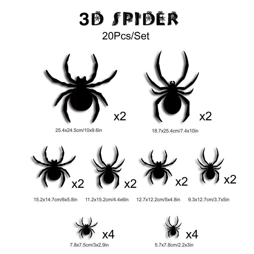 3D Halloween Bat Light Decoration