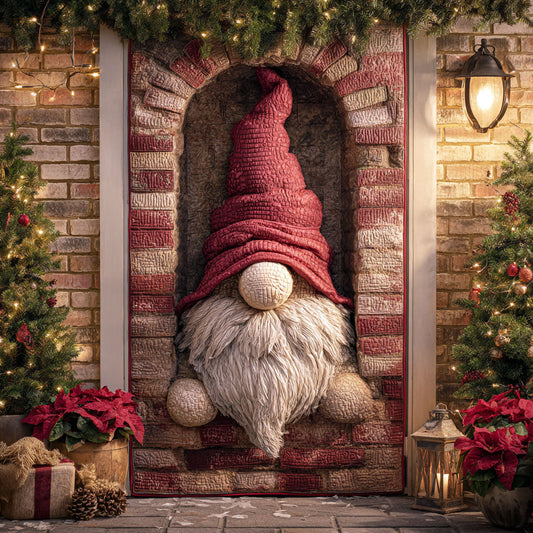 Rustic Elf Quilted Door Cover