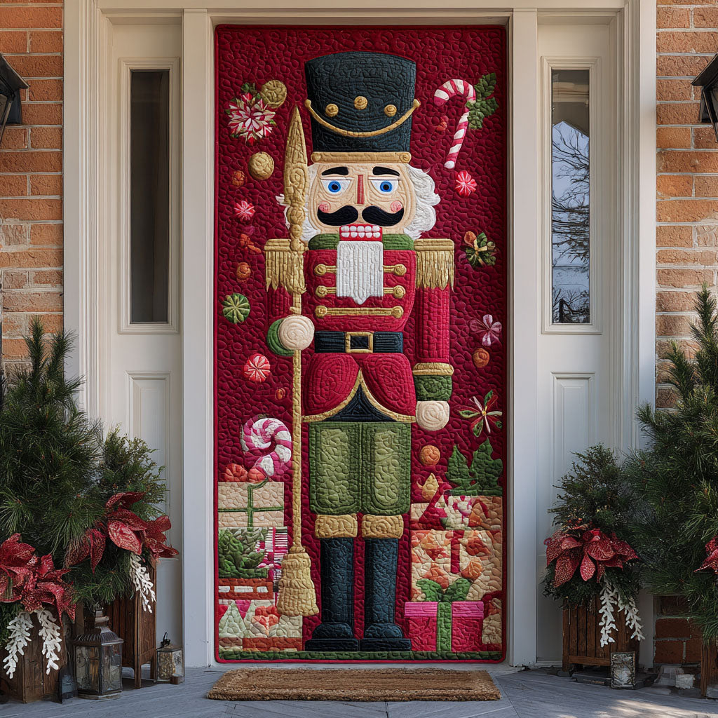 Sugarplum Defender Quilted Door Cover