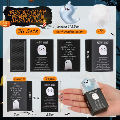 Halloween Luminous Ghost Model Ornaments (With box)