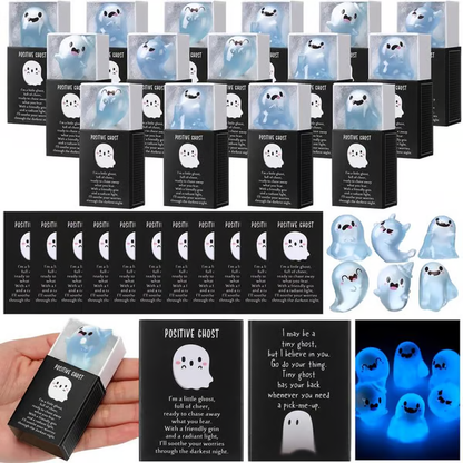 Halloween Luminous Ghost Model Ornaments (With box)