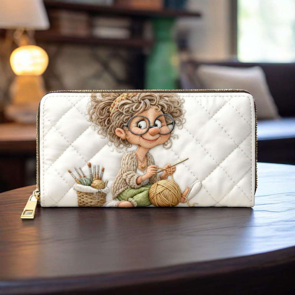Knitwear Lady Van Quilted Wallet