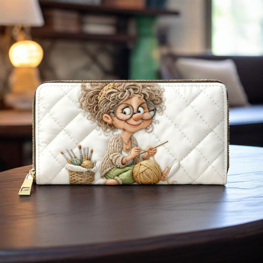 Knitwear Lady Van Quilted Wallet