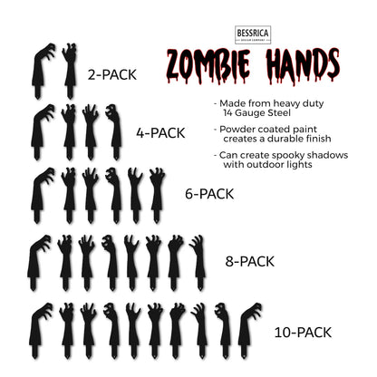 Devil's Hand Metal  Garden Stakes