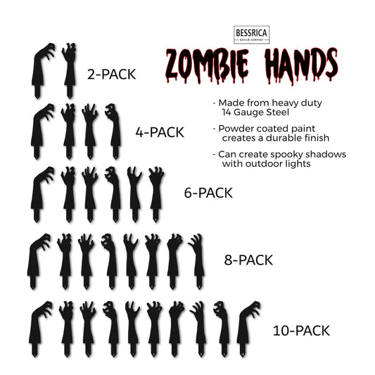 Devil's Hand Metal  Garden Stakes