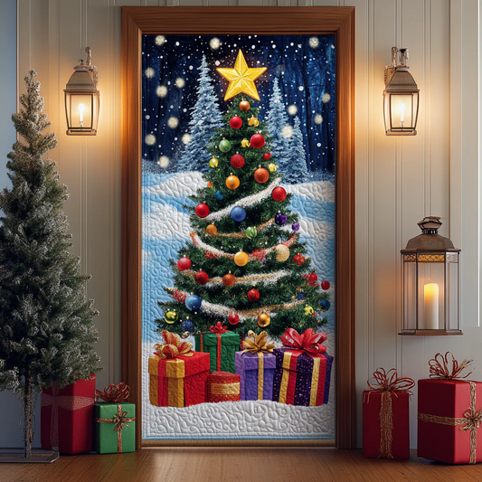 Bright Star Quilted Door Cover