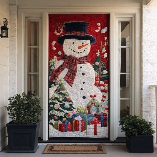Sweet Flurry Quilted Door Cover
