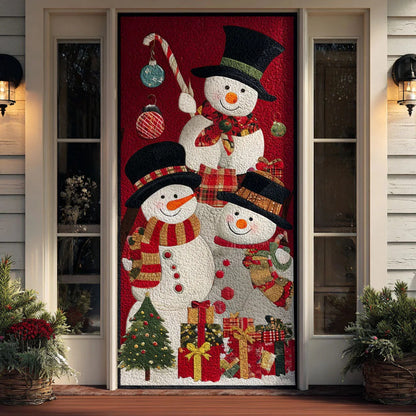 Snuggle Snow Quilted Door Cover