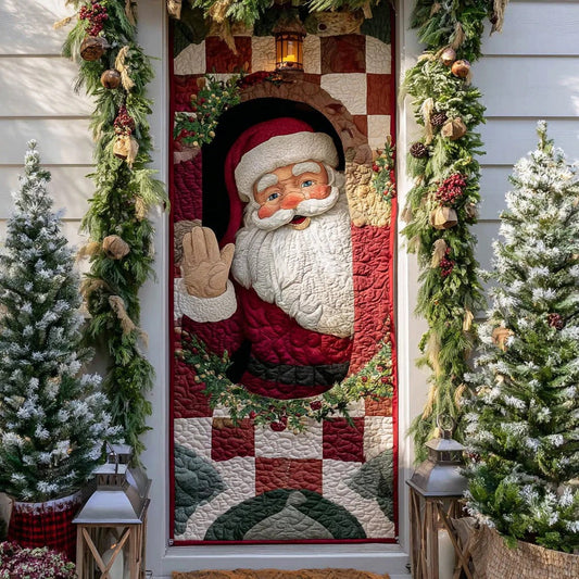 Gift Bearer Quilted Door Cover Quilted Door Cover