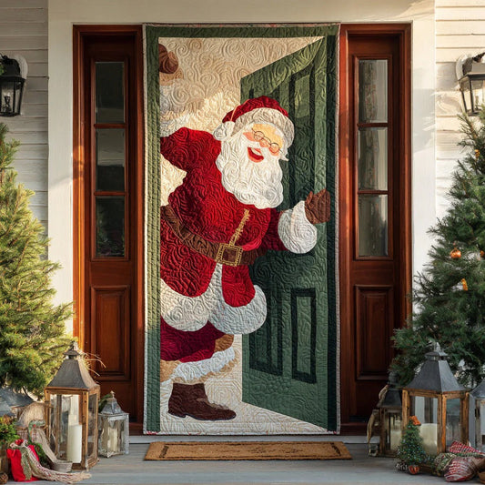 North Pole Cheer Quilted Door Cover